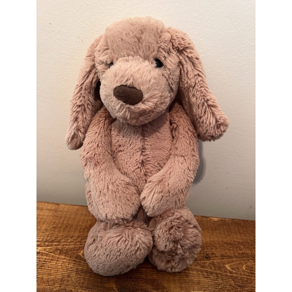 Jellycat Bashful Toffee Caramel Brown Tan Puppy Dog Stuffed Animal Plush 12"